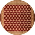 thumbnail image 1 of Ahgly Company Indoor Round Oriental Orange Industrial Area Rugs, 4' Round, 1 of 4