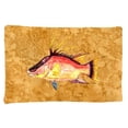 thumbnail image 1 of Carolines Treasures 8751PILLOWCASE Taie d'Oreiller Hog Snapper sur Tissu Doré Standard, 1 of 2