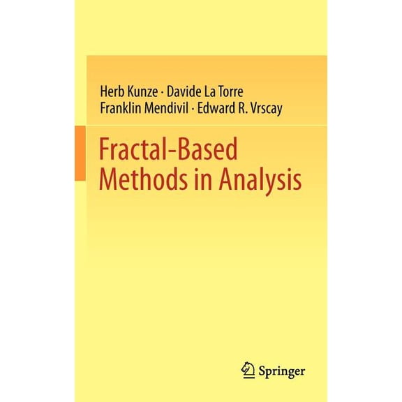 Fractal-Based Methods in Analysis, (Hardcover)