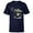 Athletic Navy, variant on Grogu Halloween Skeleton Costume Force Float Candy - Short Sleeve T-Shirt for Kids - Customized-Red
