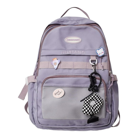 Mochila para mujer con bolsillos, mochilas de moda para senderismo y viajes por la calle Púrpura Yuyangstore Mochila de mujer