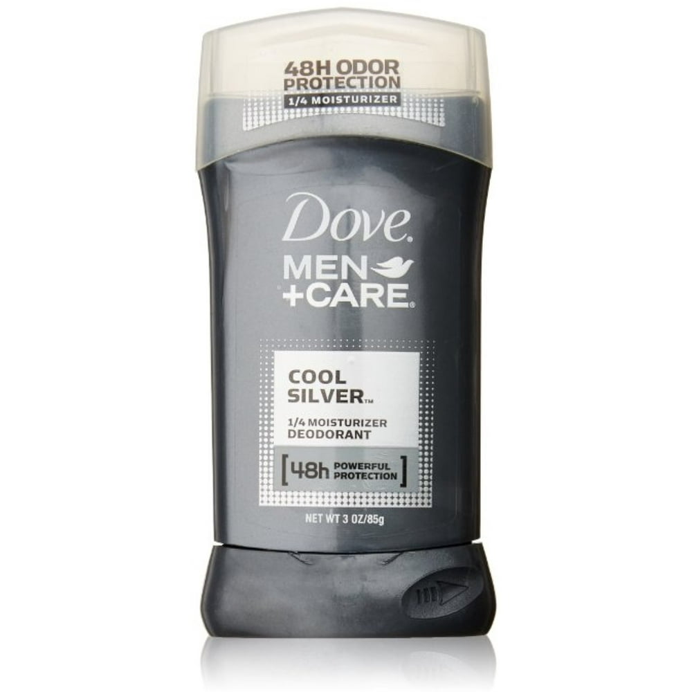 2 Pack - Dove Men + Care Non-Irritant Deodorant, Cool Silver 3 oz