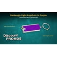 thumbnail image 3 of 10 Flashlight Keychains Pack - Rectangle, Plastic - Purple, 3 of 5