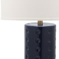 thumbnail image 7 of SAFAVIEH Roxanne 26 in. H Ceramic Glam Table Lamp, Navy, Set of 2, 7 of 7