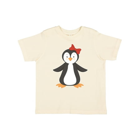 

Inktastic Penguin with Bow Gift Toddler Boy or Toddler Girl T-Shirt