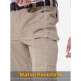 thumbnail image 3 of NAVEKULL Men's Stretch Ripstop Cargo Pants Water-Resistant Lightweight Flex EDC Hiking Work Pants with 11 Pockets, 3 of 7