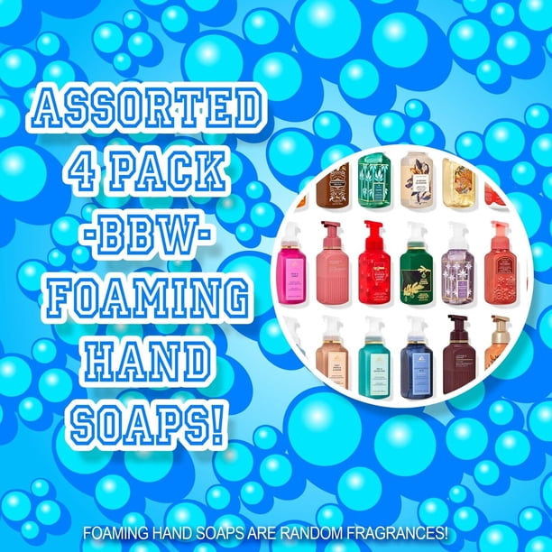 Bath & Body Works Gentle Foaming Hand Soaps, 4 Count Variety Pack