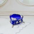 thumbnail image 3 of Jewelry Organizer,Jewelry Organizer Holder Small Box Treasure Chest,Storage Decorative Box Travel Case Women, Ear Small Trinket Container Organizer,Metal Sundries Organizer Box Blue, 3 of 6