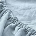 thumbnail image 6 of Bare Home Summer Sky Sandwashed Microfiber Sheet Set, Wrinkle Resistant, Deep Pocket, Twin XL, 6 of 7