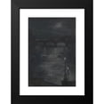 thumbnail image 2 of Katherine Sophie Dreier 14x18 Black Modern Framed Museum Art Print Titled - Moonlight on the Thames,&nbsp;London, 2 of 5