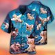 thumbnail image 2 of Camisas hawaianas con animales divertidos, ropa para mujer con diseño de cerdo y mosca en 3D, camisetas de manga corta con personalidades Y2k, camisetas con solapa para chica, 2 of 4