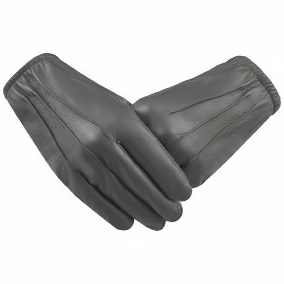 Genuine Leather Unlined Low Cut Police Gloves, Dress Gloves, Search Gloves, Parade Gloves For Men
