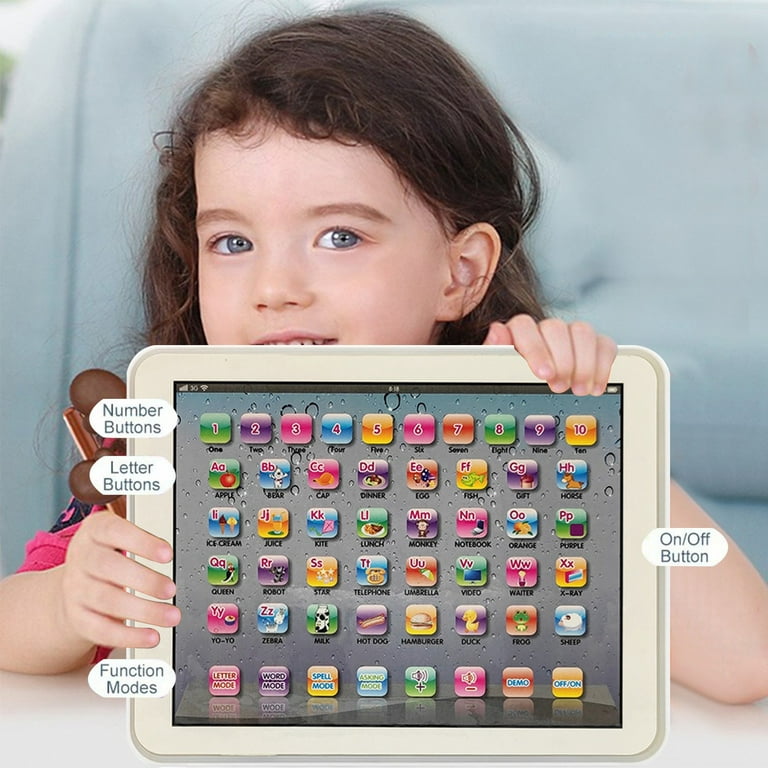 Jacenvly Toys for Girls 8-10 Clearance Kids Tablet Boys Learning Tablet Pc  Numbers Math Early Development Interactive Electronic Toy Christmas Gifts