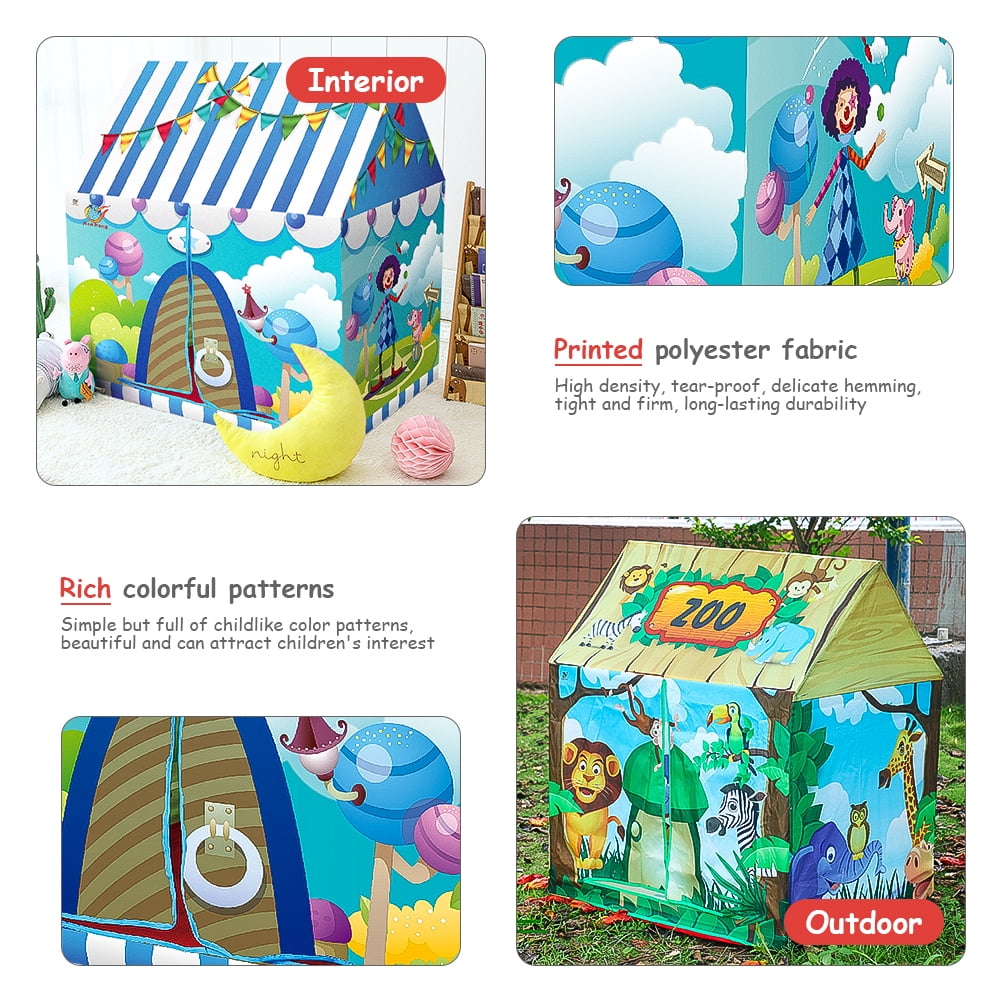 Kepooman Play Tent for Kids, Indoor Playhouse Tents with Lifelike House Design, Birthday and Christmas Toy Gift for 3, 4, 5 and 6 Year Old Children Kepooman Play Tent for Kids, Indoor Playhouse Tents with Lifelike House Design, Birthday and Christmas Toy Gift for 3, 4, 5 and 6 Year Old Children