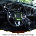 thumbnail image 2 of CheroCar Steering Wheel Trim, for Dodge Challenger Charger 2015+,for Dodge Durango 2014+, ABS Light Green 1pc, 2 of 7