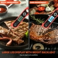 thumbnail image 7 of Ocalpur Digital Meat Thermometer with Smart Alarm, Dual Probe & Bottle Opener - Waterproof Cooking Thermometer for Oven, Grill, BBQ, Magnetic Back & Hanging Design, 7 of 7