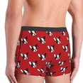 thumbnail image 3 of Goofa Bulldog Red Printed Men's Boxer Briefs Underwear, Moisture-Wicking Underwear, Trunk,Soft and Breathable Cotton Underwear-X-Large, 3 of 9