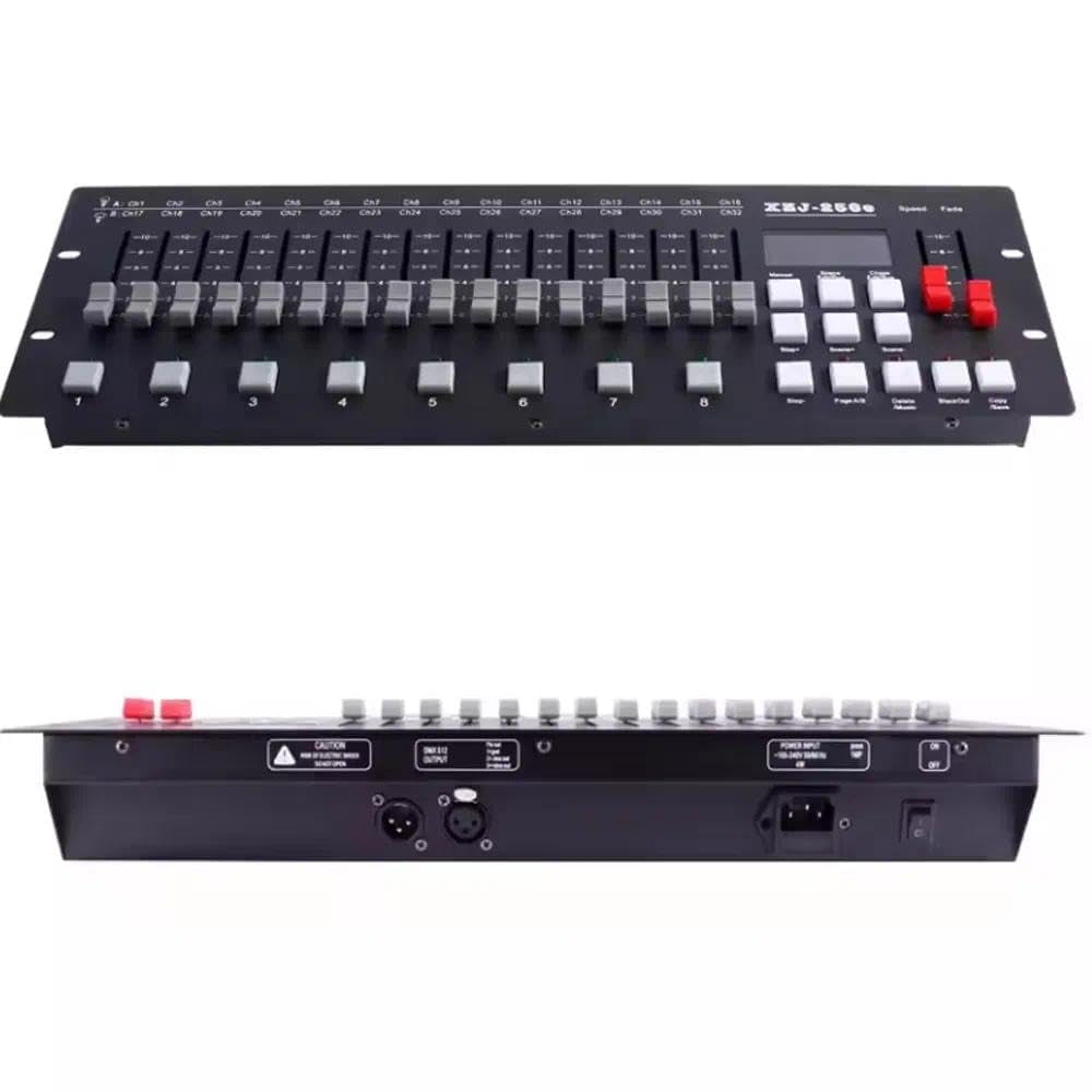 256 Channels DMX Lighting Controller DJ Equipment Disco Stage Lighting Console Beam Dimmer