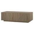 thumbnail image 3 of Evelyn&Zoe Medium Density Fiberboard Coffee Table, Antiqued Gray Oak, 3 of 7