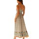 thumbnail image 4 of Mono de color estampado para mujer, falda corta, vestido sin mangas con cintura y hombros descubiertos sexy Fridja hjkh7360, 4 of 9