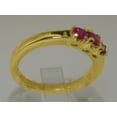 thumbnail image 4 of LBG British Made 14k Yellow Gold Real Genuine Ruby Womens Promise Ring - 33 size options - Size 8.25, 4 of 6