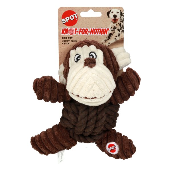 Spot ST54369 6.5 in. Knot for Nothing Dog Toy, Assorted