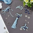 thumbnail image 7 of Evil Eye Brooch Pins 6PCS Pin Brooch Making Kit Turkish Blue Eyes Safety Pins for Clothes Good Luck Decorative Brooch Pins for Clothing Evil Eye Charms for Jewelry Making Bag Decor, 7 of 7