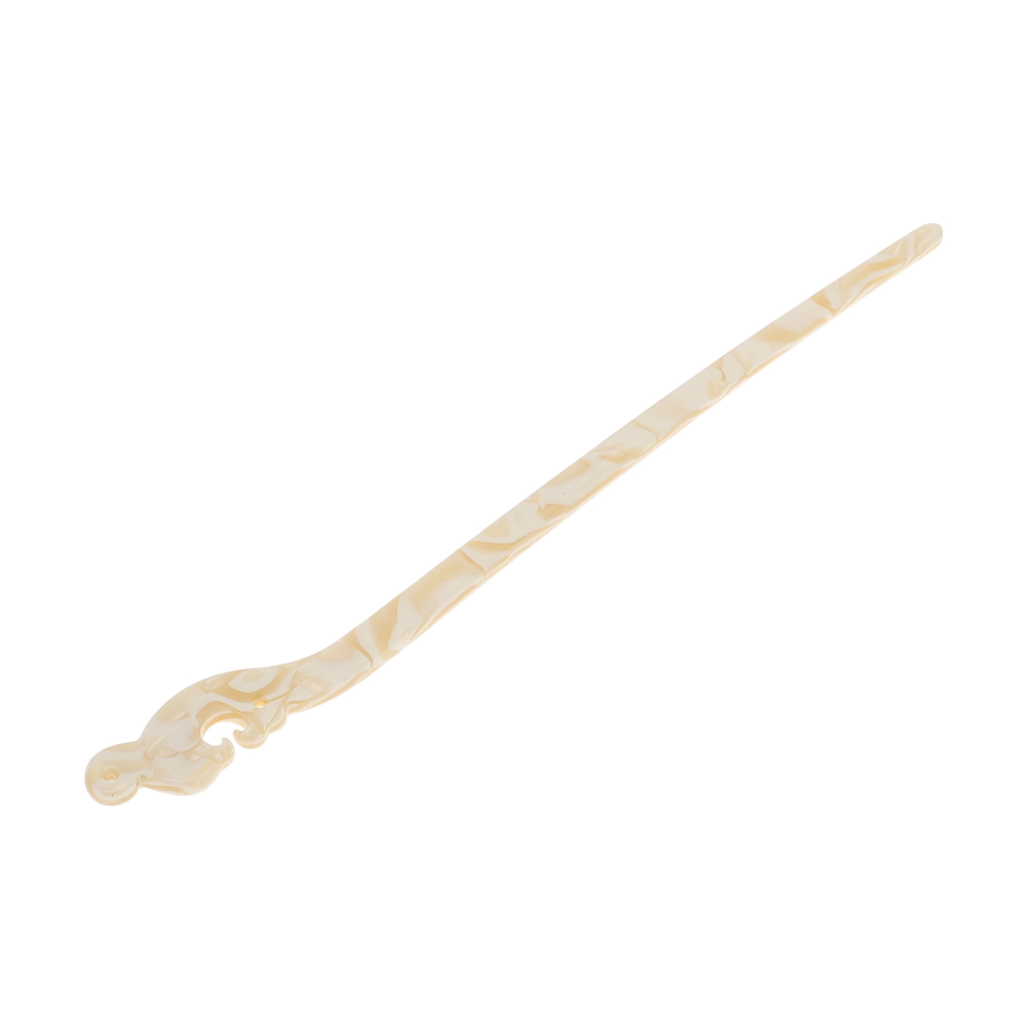 Unique Bargains Cloud Hair Chopstick for Women Beige 1 Pc