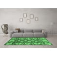 thumbnail image 3 of Ahgly Company Indoor Rectangle Abstract Emerald Green Modern Area Rugs, 2' x 3', 3 of 4
