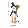 thumbnail image 3 of Cififendec Halloween Mini Resin Duck Figurine, 6.29"×2.91", Mummy Pumpkin Ghost Witch Reaper Duck Statues for Cute Spooky Tabletop Holiday Decor, 3 of 7