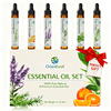 OrientLeaf Essential Oil Set, 100% Pure Natural Aromatherapy Essential Oils Set for Diffusers, Massage, Aromatherapy, Skin & Hair Care, Gifts for Women