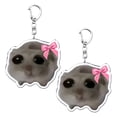 thumbnail image 2 of Lindo Meme Llorando Hámster Kawaii Animal Soy Una Niña Interior Del Coche, 2 of 9