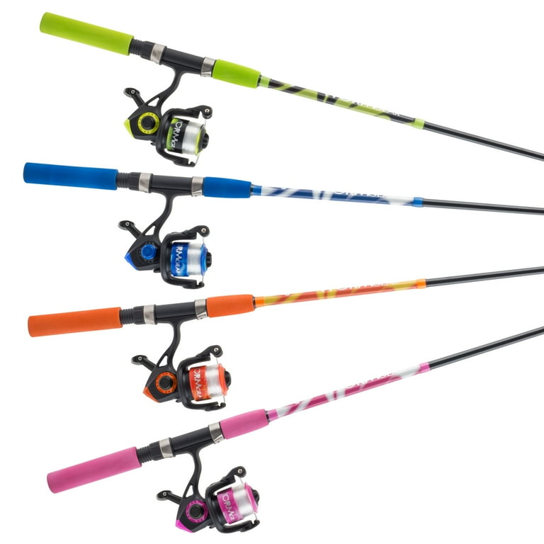 best rod and reel for worm fishing South Bend Worm Gear 2-Piece Graphite Spincast Fishing Rod and Reel Combo,  5'6, Medium Action, EVA Handle