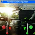thumbnail image 3 of 61" Retractable Windshield Sun Shade for Car, IC ICLOVER Large Sun Visor Protector Cover Blocks 99% UV Rays to Keep Your Vehicle Cool, Folding Auto Front Window Foil Curtain for SUV Truck Windshield, 3 of 9