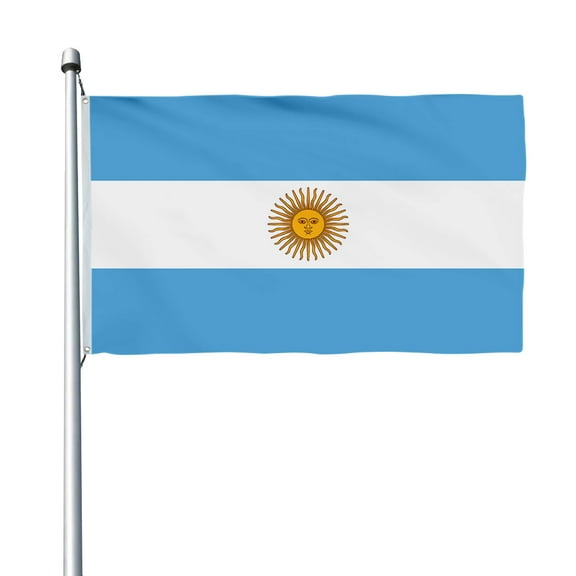 Aihccy Argentina Flag with Brass Grommets Size - 3x5Ft