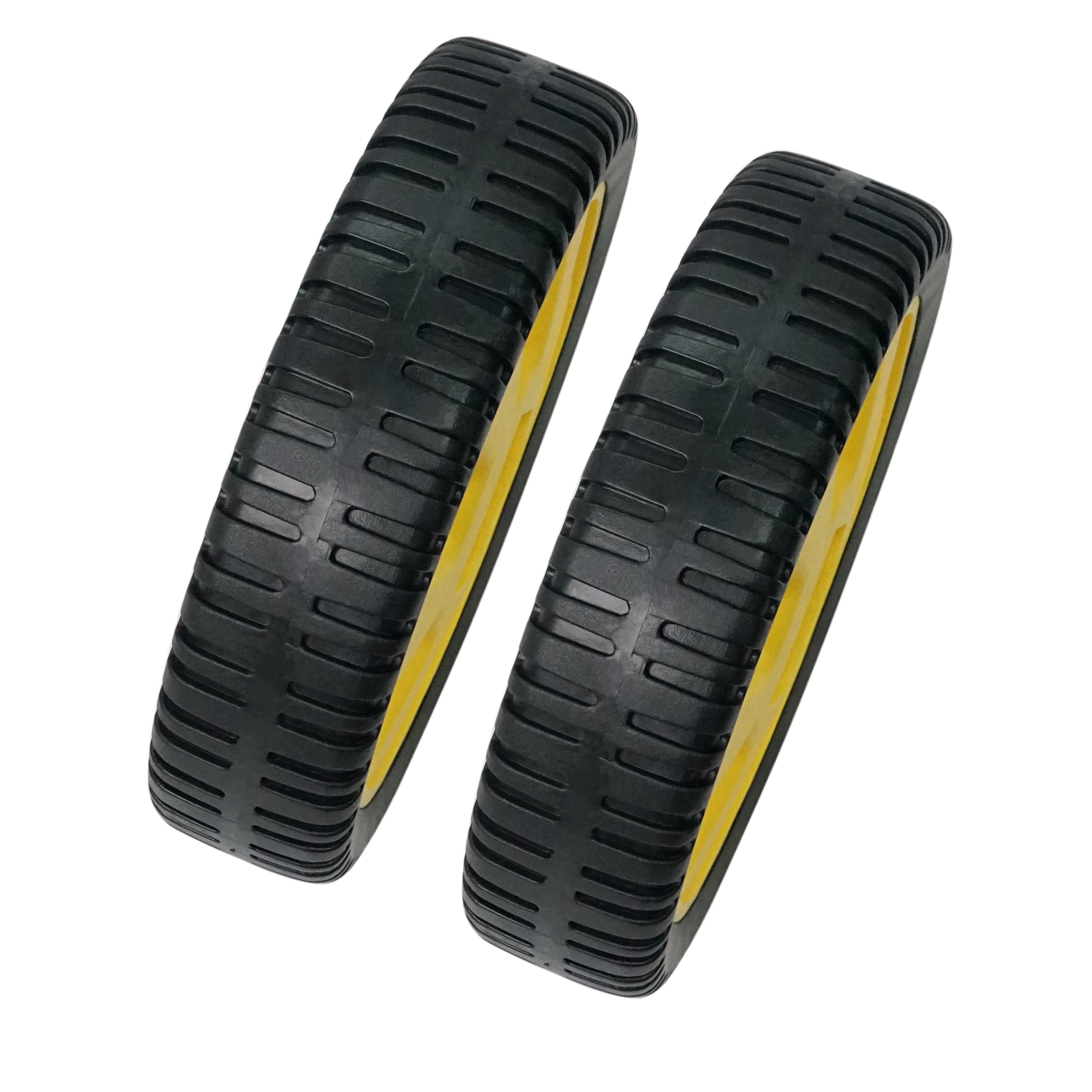 Hex Autoparts 2 Pack Push Mower Wheel Lawn Mower Wheels 72-115 for John Deere AM115138 M111151 12SB 14SB 14SE 14PB JE75