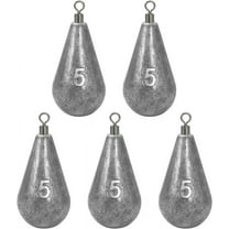 BLUEWING Casting Swivel Bell Sinkers Fishing Weights Sinkers Dipsey Sinker with Brass Swivel 5oz Lead Weights Saltwater Fishing Sinkers 5pcs