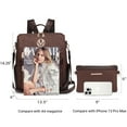 thumbnail image 6 of MKP Women Nylon Water Resistant Backpack Purse Convertible Large Ladies Designer Rucksack Travel Shoulder Bags Handbag Wristlet, 6 of 9