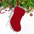 thumbnail image 3 of (Clearance) pdqouc Cozy Christmas Stockings Knitted Christmas Stockings With Lanyard Holiday Decorations Christmas Tree Hanging Ornaments Christmas Stocking Red Knitted Large Xmas Tree Home Decor, 3 of 9