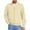 29#Khaki, variant on Mens Zip up Sweatshirt no Hood Long Sleeve Jacket Khaki 2XL