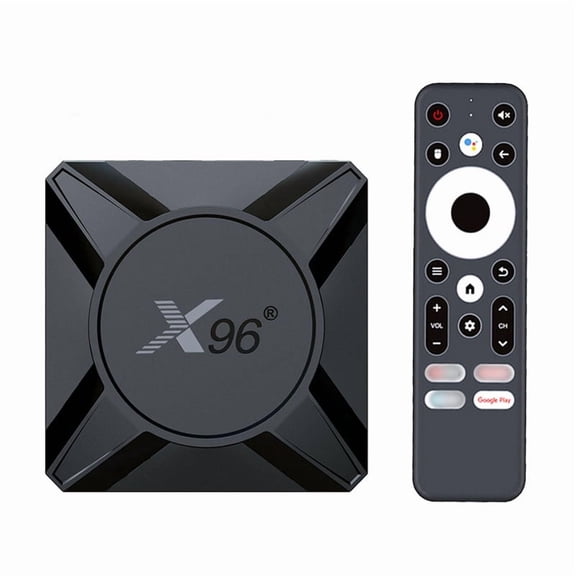 X96 M300 Android 14.0 TV Box 64bit 4GB RAM 32GB ROM Amlogic S905A ARM G310 V2 1000M Ethernet WiFi6 Dual-WiFi 2.4G/5G 8K BT5.x USB Voice Control
