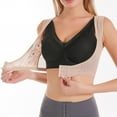 thumbnail image 4 of JFHHQ Women's X-Shaped Back Support Bra for Posture Correction and Lifting Front Closure Design XXXL A, 4 of 6