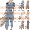 thumbnail image 3 of Two Piece Outfit for Women Wrap V Neck Short Sleeve Top and Cropped Harem Pants Casual Workwear Office Tracksuit with Pockets Coffee M, 3 of 3