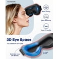 thumbnail image 5 of 3D Cooling Eye Mask for Sleeping - Gel Eye Mask for Puffy Eyes, Migraines & Dark Circles Relief (Pink), 5 of 9