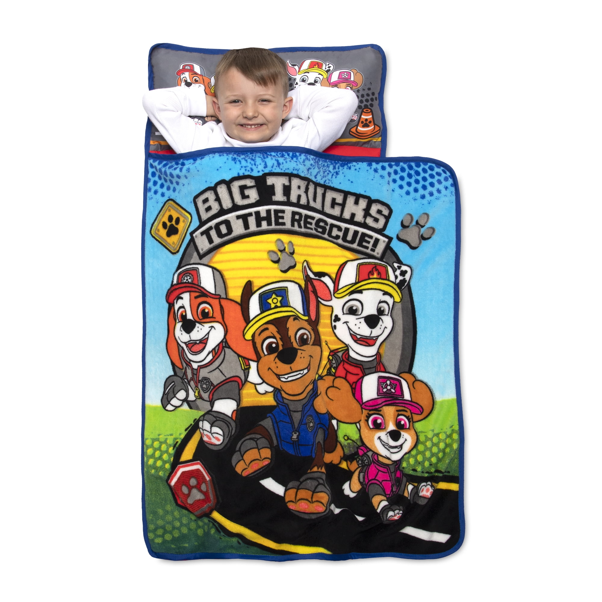 Paw Patrol Toddler Nap Mat Big Trucks to The Rescue