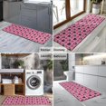 thumbnail image 2 of Pink Pug Puppies Kitchen Rug Mat,Kitchen Runner Rugs Non Skid Washable,Decorative Kitchen Floor Mats for Kitchen,Sink,Laundry,17"X47", 2 of 5