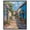 Black Frame, variant on Alley of Blooms II Canvas Vivid Coastal Art by Art Remedy, Gallery Wrapped, 16" x 20"