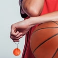 thumbnail image 2 of Miyuadkai Keychains For her Ball Team Keychain Toy Ideas Gift Dad Gifts Basketball Rhinestone Kids Mom Keychain Basket Bag For Players Seniors Keychains Jewelry Orange One Size, 2 of 6