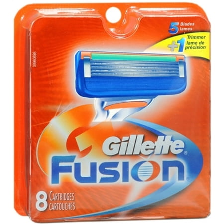 2 Pack - Gillette Fusion Cartridges 8 Each