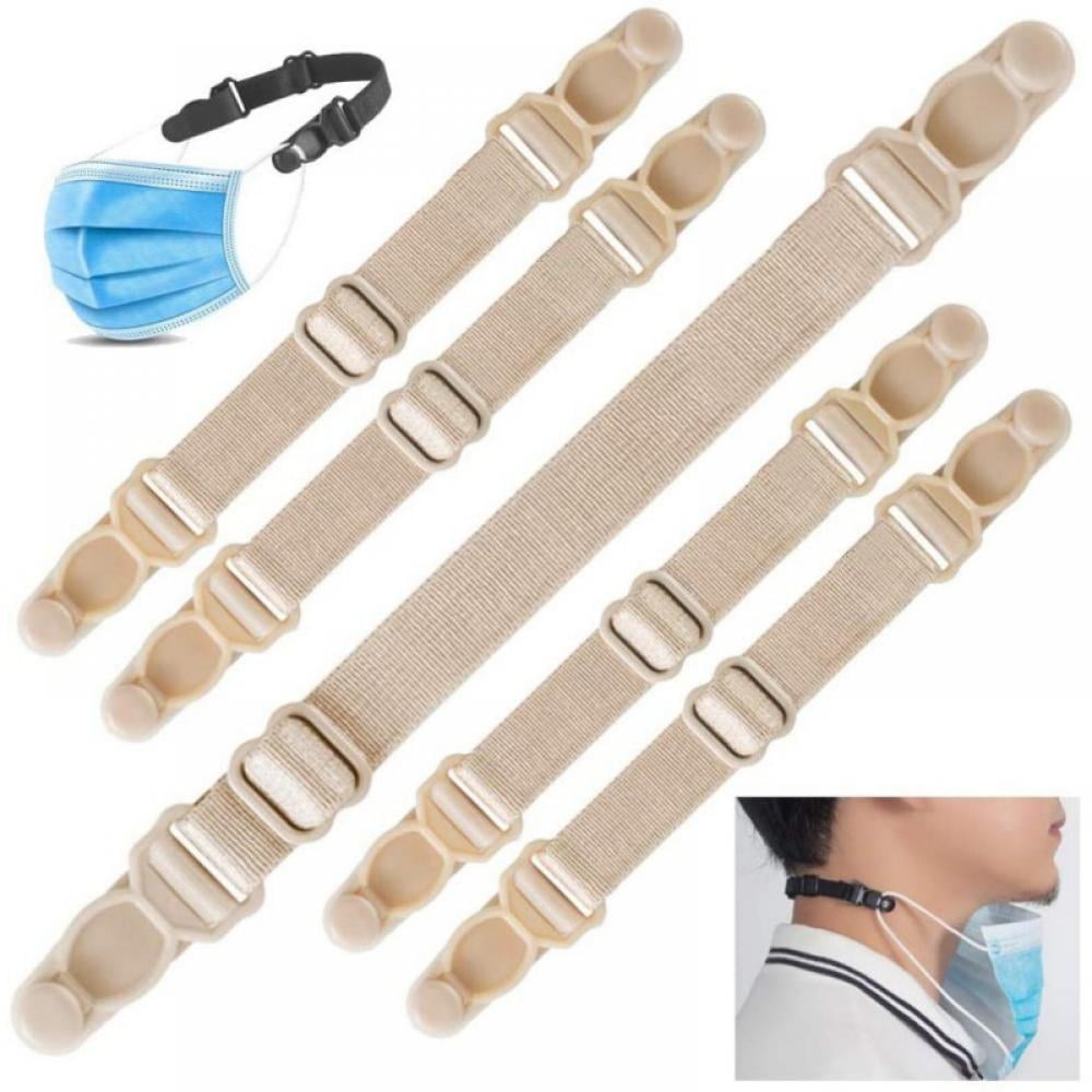 Anti-Slip Silicone Strap Extender for Doctors Nurses Adult Children Face Covers Extension Hook Ear Cord Extension Buckle Adjustable Buckle for Cover Rope Reducing Ear Pain 
